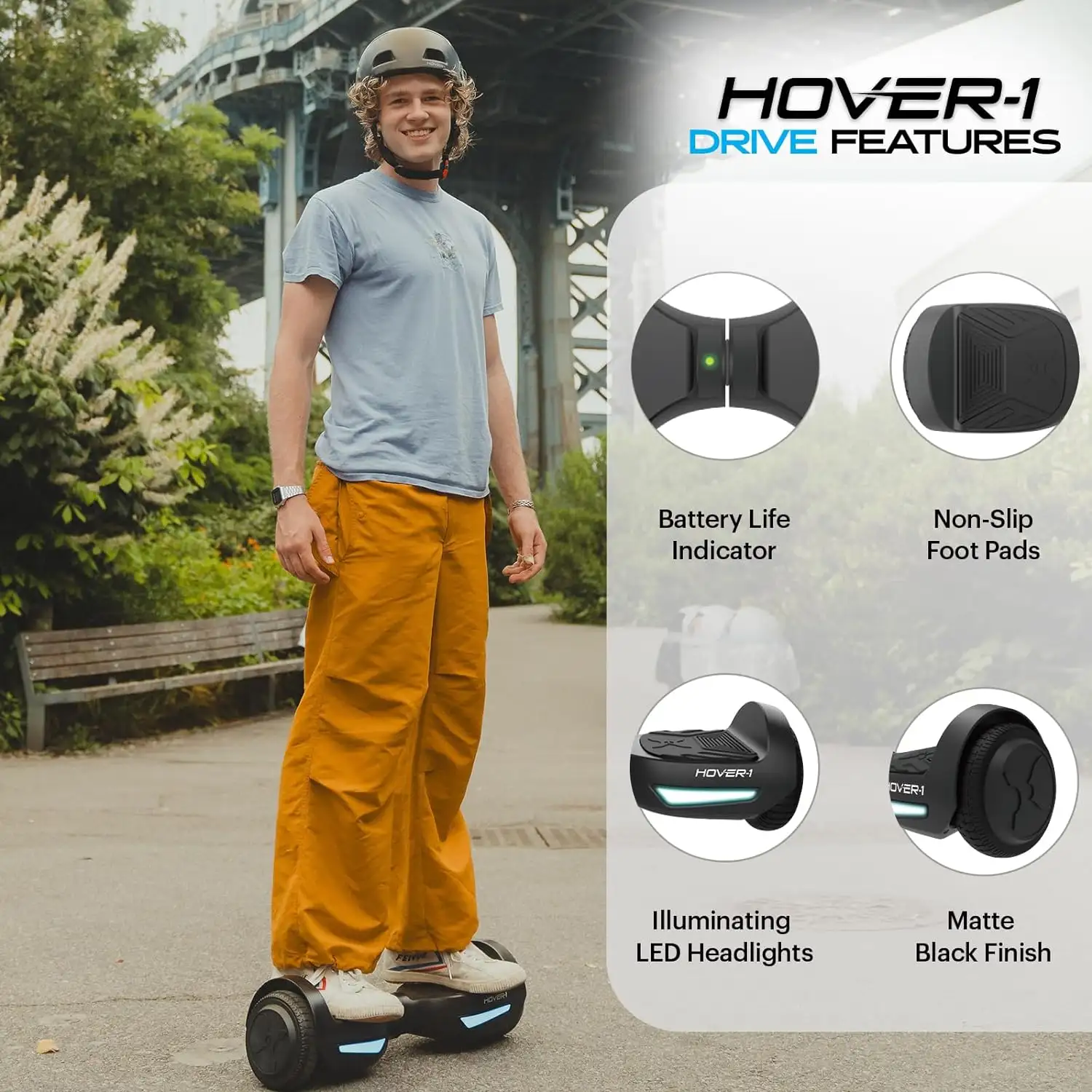 Hover-1 Drive Electric Hoverboard 7MPH Top Speed - 71nvmj o5nl._ac_sl1500_
